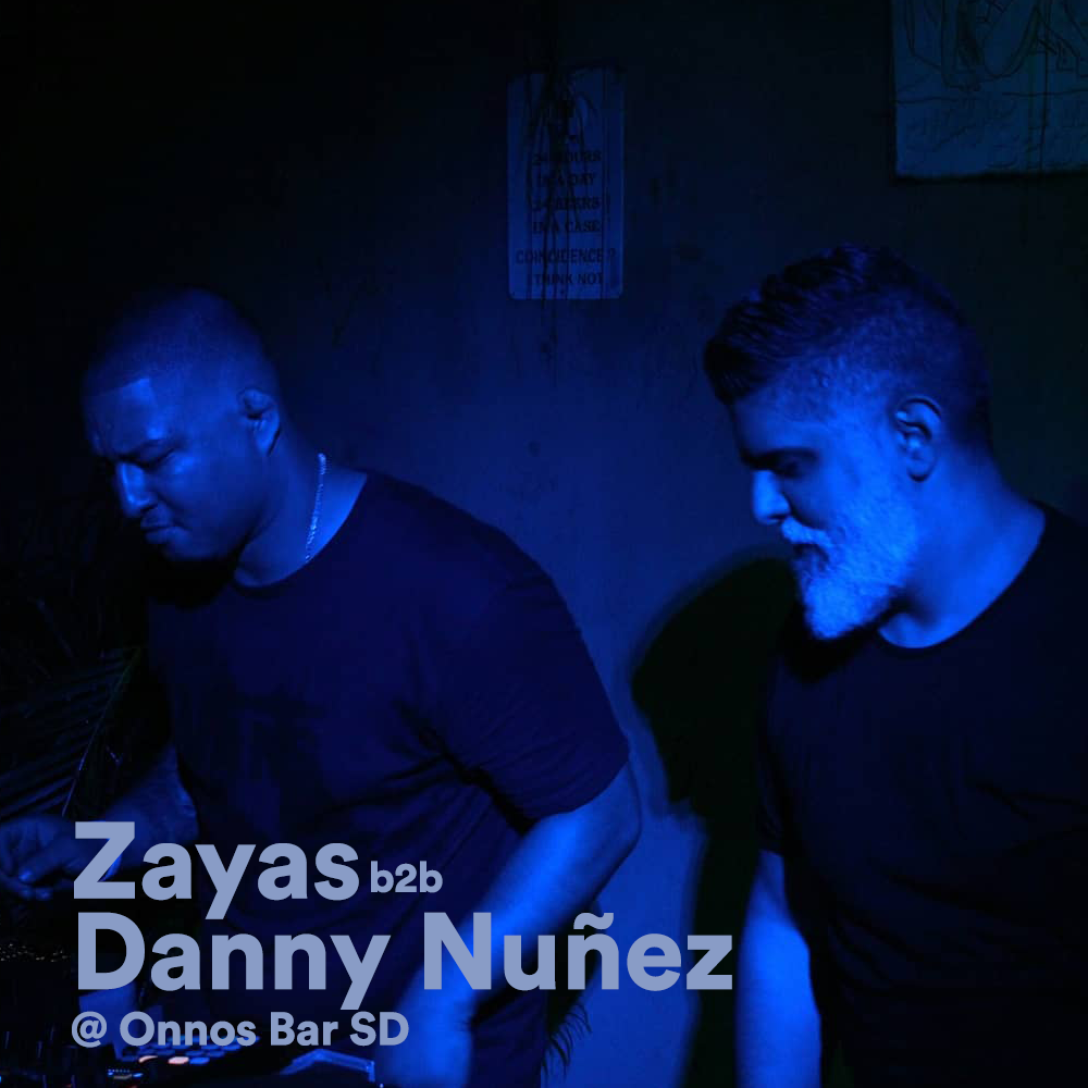 Zayas with Danny Nuñez @ at Onnos Bar